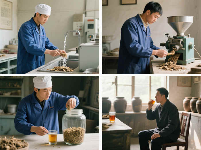 药酒制作流程图