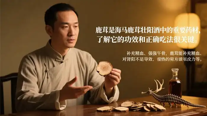 如何壮阳?海马鹿茸壮阳酒调理肾脏功能，速阳达鹿茸的功效与作用吃法