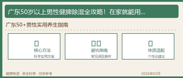 健脾除湿导读配图