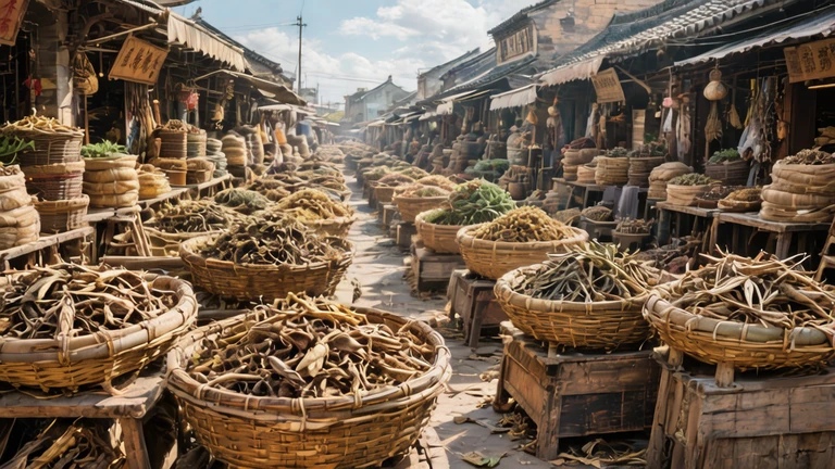 老黄在亳州康美中药城选购泡酒药材 亳州康美中药城药材市场 泡酒药材实景