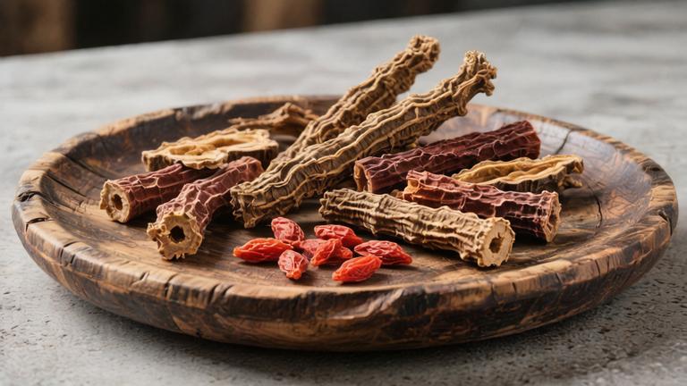 肉苁蓉泡酒药材陈列