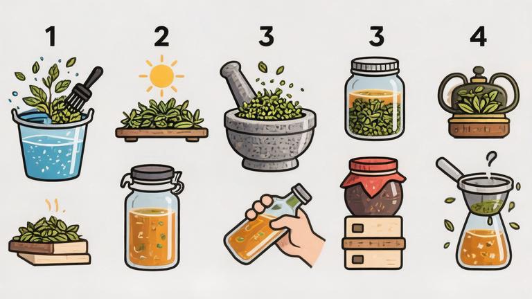 山西汾阳18味泡酒料配方配图3：标准泡法步骤流程展示