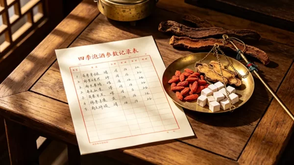 男性四季泡酒配方大全：18味泡酒料四季适配与调整技巧